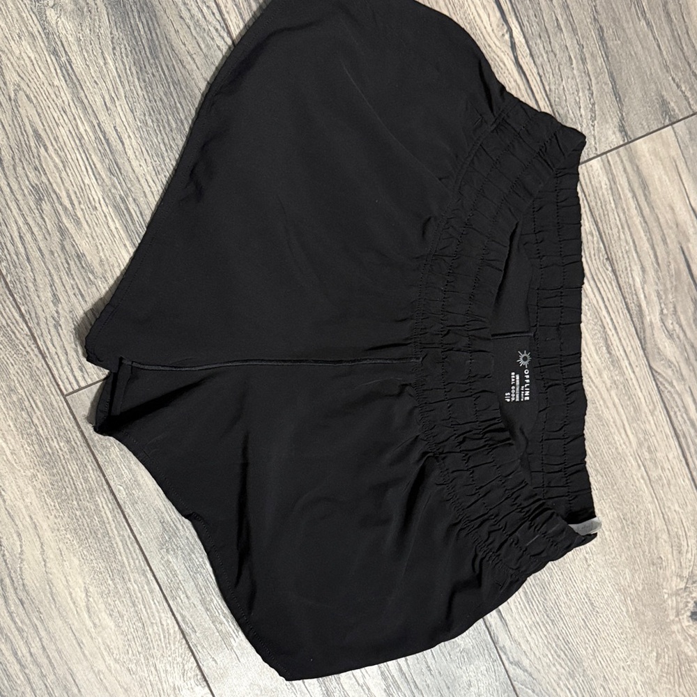 Aerie Black Athletic Shorts
